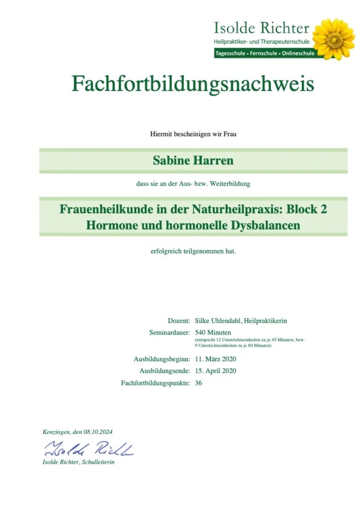 Frauenheilkunde in der Naturheilpraxis 2