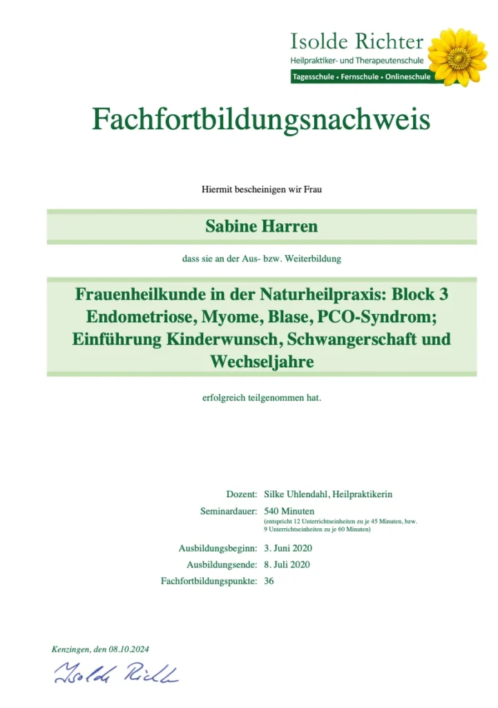 Frauenheilkunde in der Naturheilpraxis 3